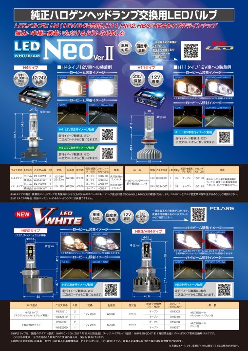 LEDホワイトビームNeo Ⅱ｜カタログを見る｜株式会社小糸製作所