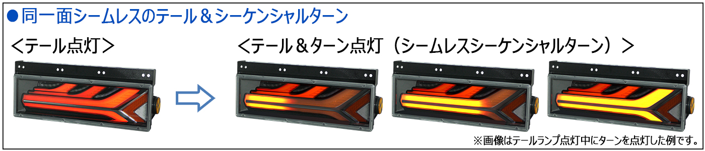 トラック用オールLEDリアコンビネーションランプ 流鏑馬 ® (YABUSAME ...